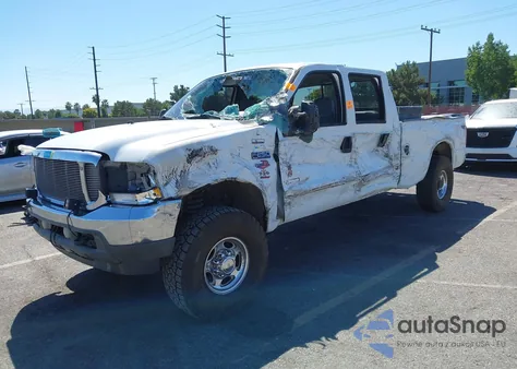 2003 Ford F250 Super Duty из США, поврежденный, VIN 1FTNW20P03EC06844
